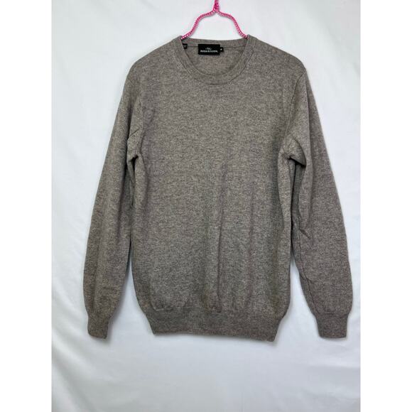 Rodd & Gunn New Zealand Mens Size Med Tan Cashmere/Merino Wool Blend L/S Sweater - Picture 1 of 6